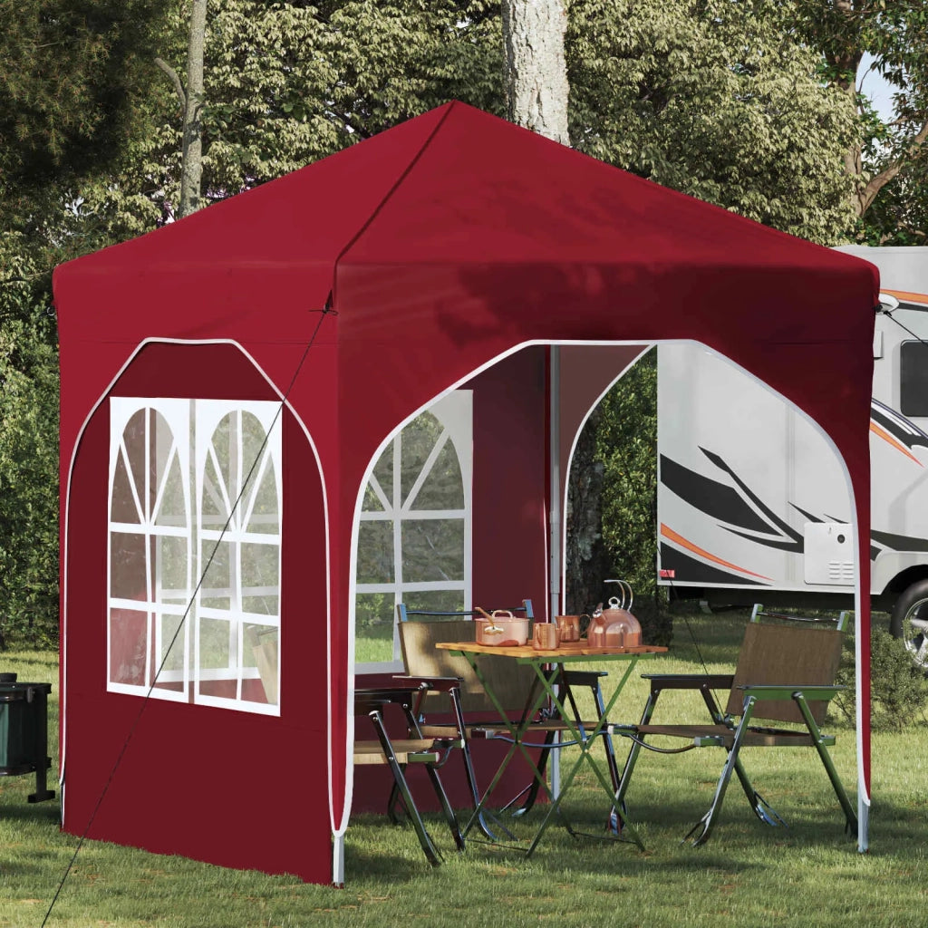 Tenda per feste a pop-up 192 x 192 x 245 cm Borgogna 42019829