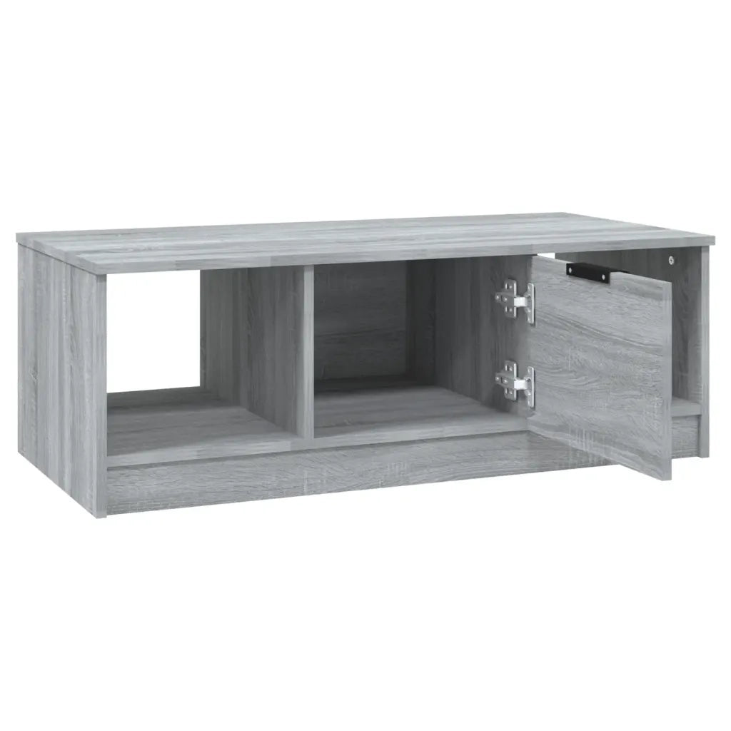 Tavolino da salotto | Tavolino da caff¨¨ | Tavolino da Soggiorno Grigio Sonoma 102x50x36cm Legno Multistrato