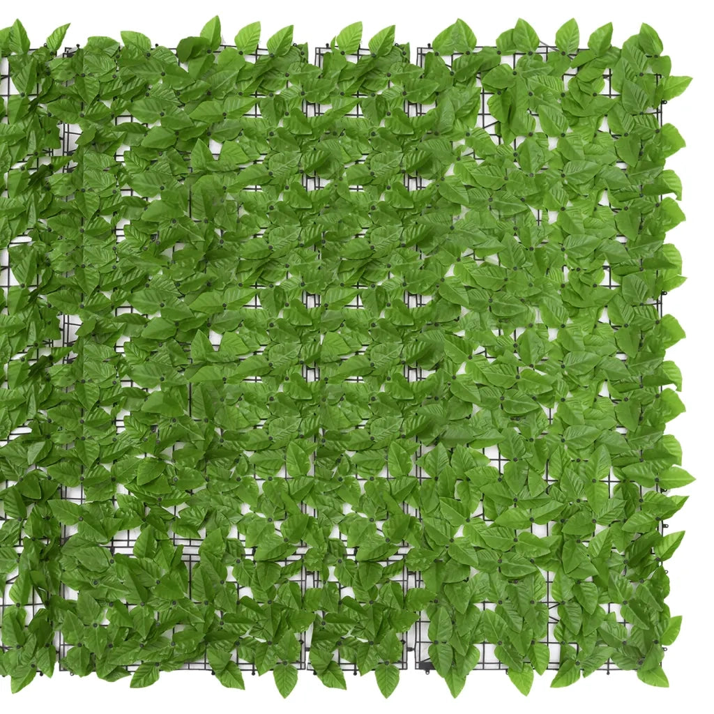 Schermo Privacy da Balcone con Foglie-Pannello per balcone Verde 300x150 cm