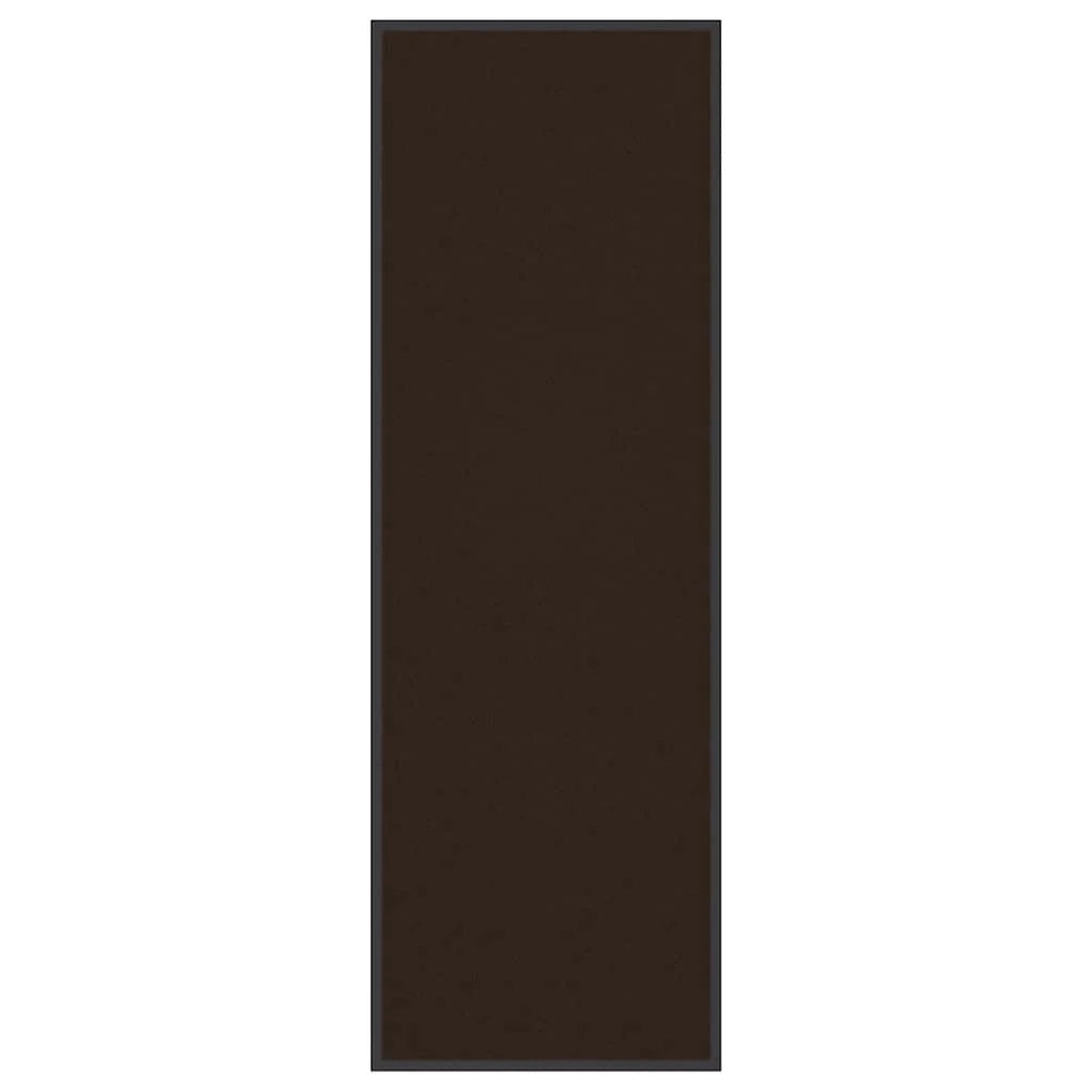 Zerbino antiscivolo per interni/esterni 60 x 180 cm assorbente per lo sporco resistente al calpestio in PP marrone 02_0058172