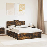 Struttura del letto con cassetto Rovere Fumo 140 x 200 cm 3413412