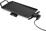 Griglia a Tavola Slim M - Superficie di cottura regale da 46 x 26 cm - Superficie antiscivolo - Maniglie Cool-Touch rimovibili - Termostato regolabile - Facile da pulire Griglia a contatto con piastre rimovibili