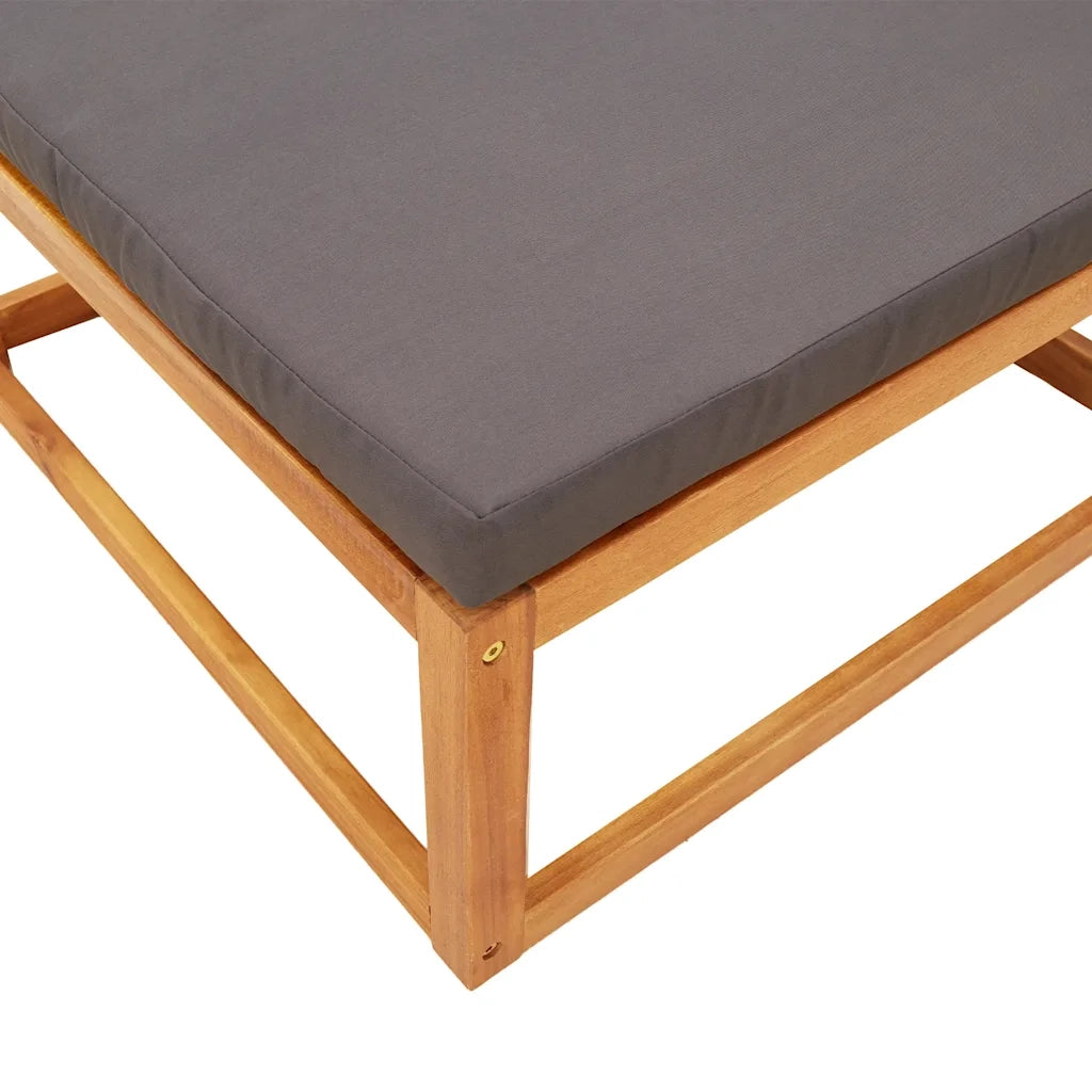 Set di divani da giardino 3 pezzi con cuscini in legno di acacia e rattan 4008174