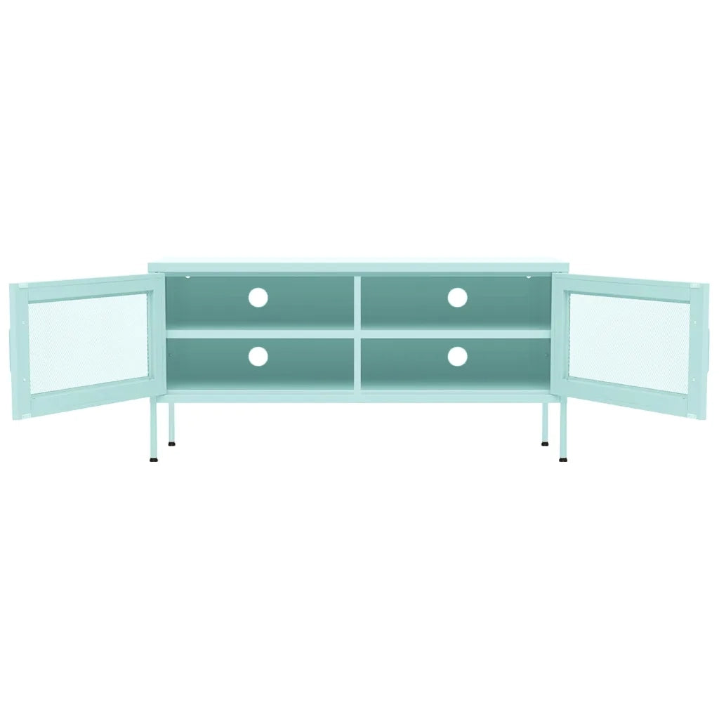 Mobile TV Menta 105x35x50 cm in Acciaio 336239