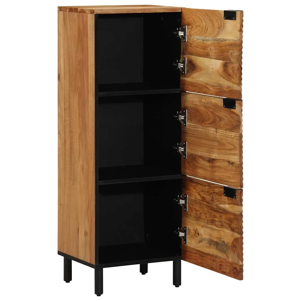 Credenza Naturale 40 x 33,5 x 110 cm Legno di Acacia Massello 4017785