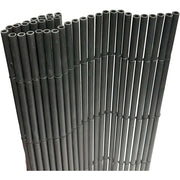 Arella con Cannette in Plastica Nere Plasty Verdelook Formato: 1,5 x 3 m