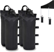 Sacchi sabbia 4 pezzi - Sacchi sabbia per tenda - Sacchi idrostatici - Riciclabili - 800D Oxford - Leggeri 50x22 cm - Sacchi pesi