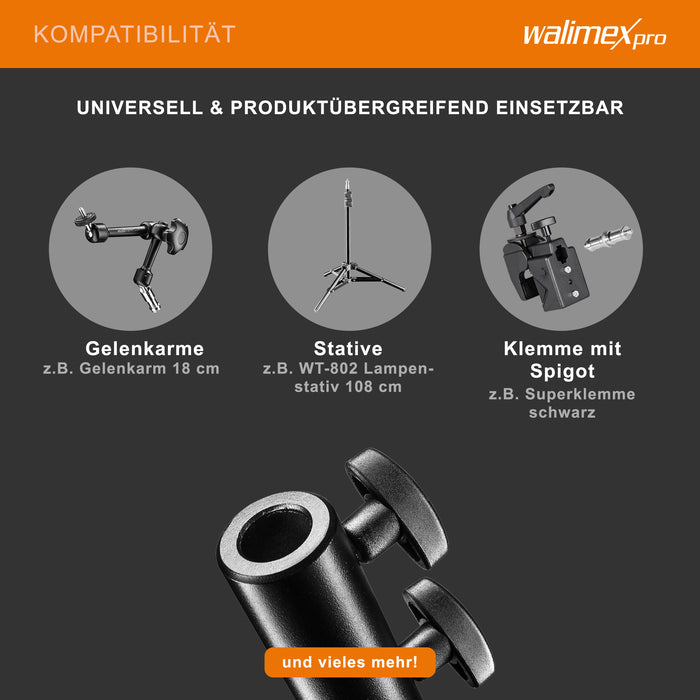 Connettore spigot 5/8“ a 5/8”-11/16”