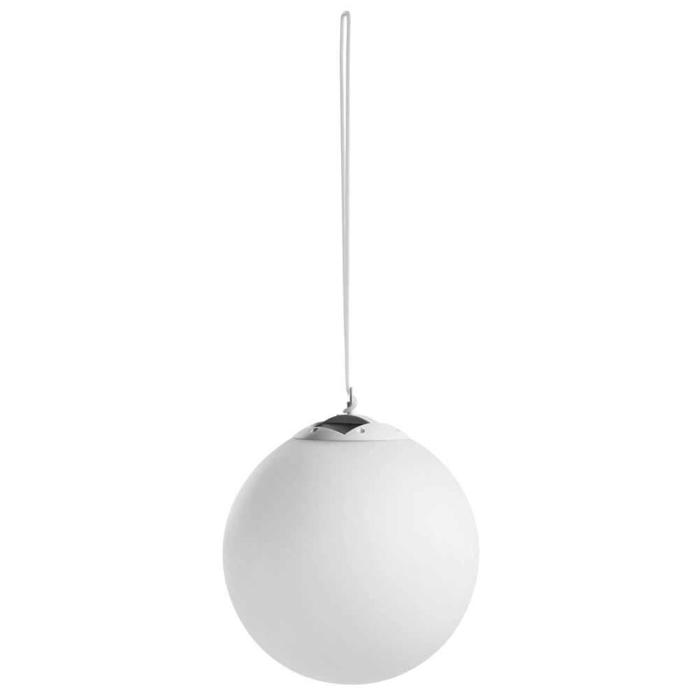 Lampada a sospensione LED solare da esterno bianca con telecomando per patio e terrazza in stile moderno