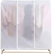 Abbigliamento di Protezione Antipolvere - 120 x 50 x 150 cm - Sacchetto di Protezione in PEVA - Lunga Copertura Stoffa Densa - Copertura Antivapore per Armadio - Translucido