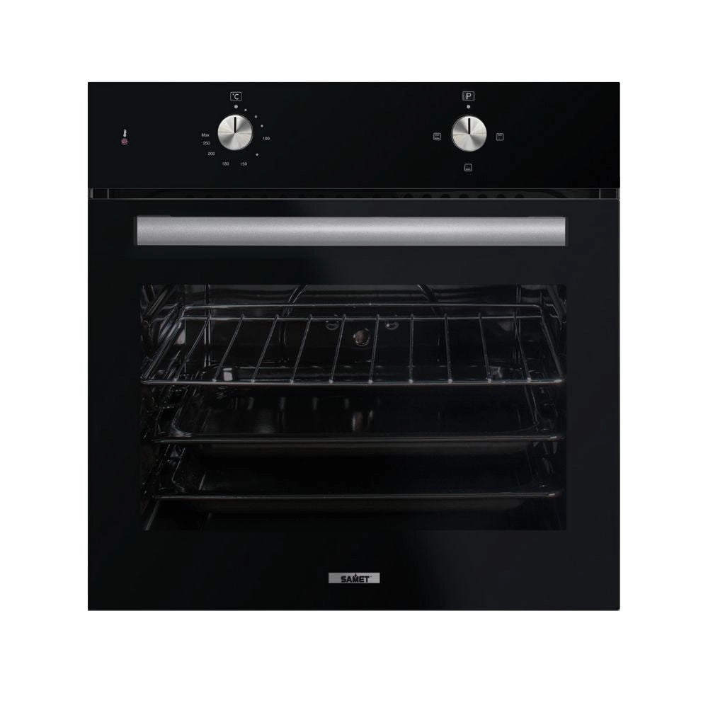 Forno Zeus elettrico statico nero Samet