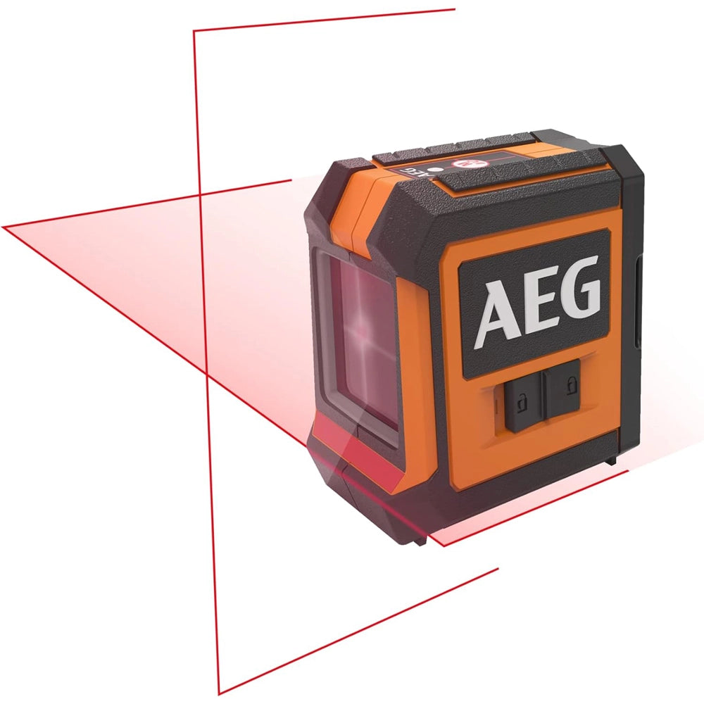 LIVELLA LASER AUTOLIVELLANTE LASER ROSSO FINO A 15m PROTEZIONE IP54 CLR215-B AEG 4935472252