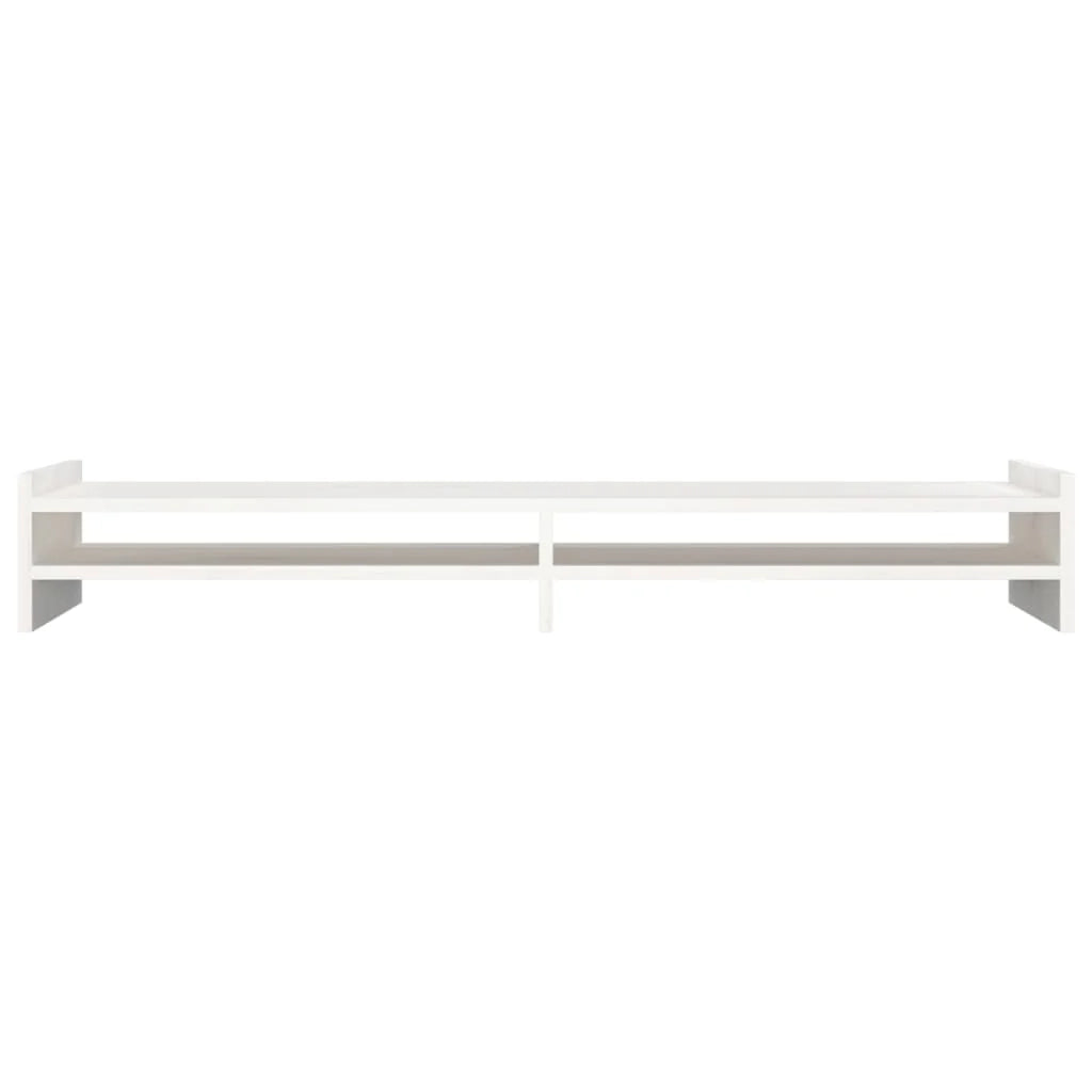 Supporto per monitor 100 x 27 x 15 cm in legno massello di pino bianco 02_0004427