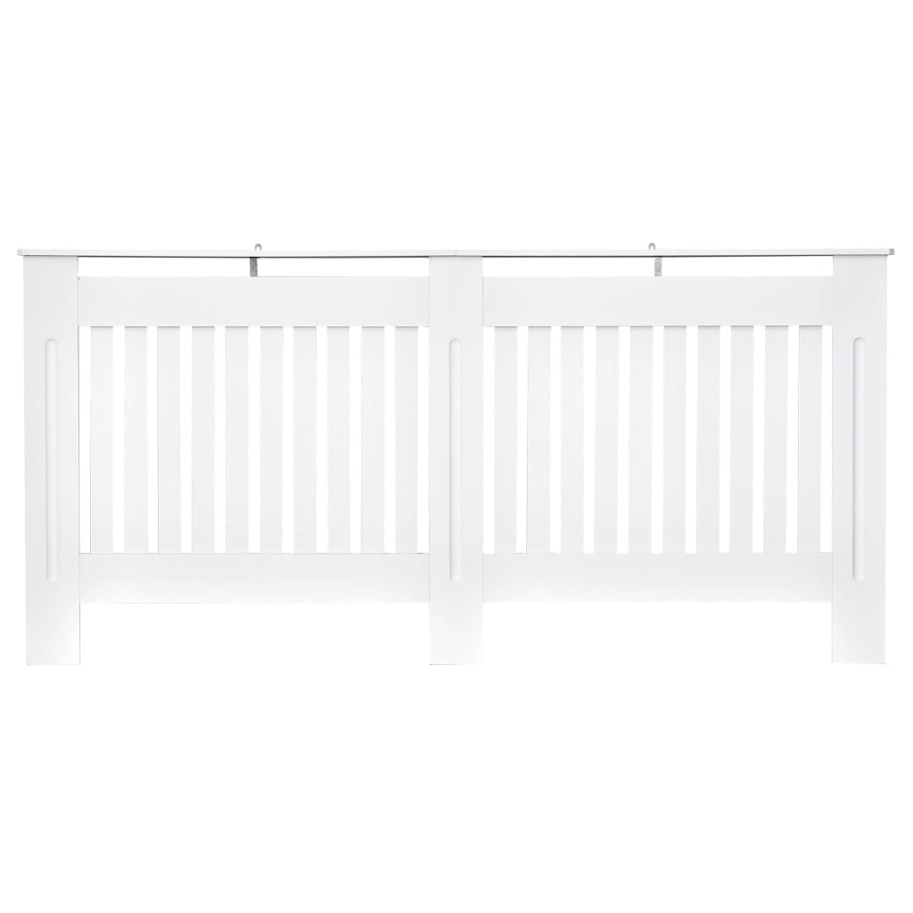 Copritermosifone in Legno MDF Bianco 172x19x81 cm
