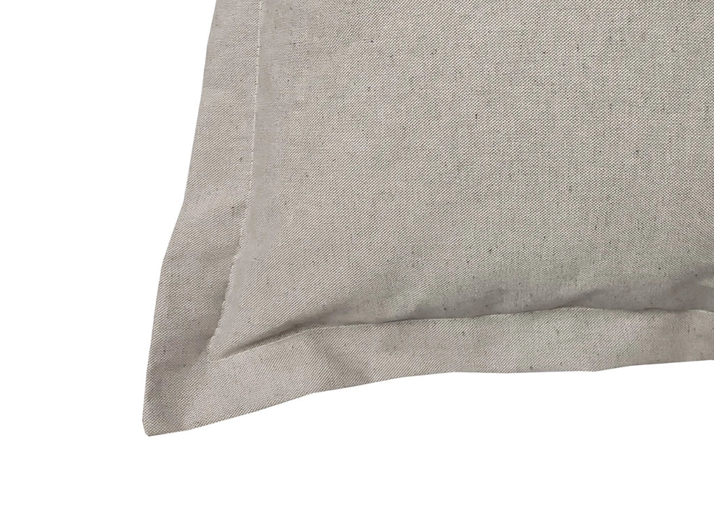 Federa Per Cuscino Arredo Casa Chiusura Zip Fodera Tinto Filo Tinta Unita SV - 50x50 - Grigio