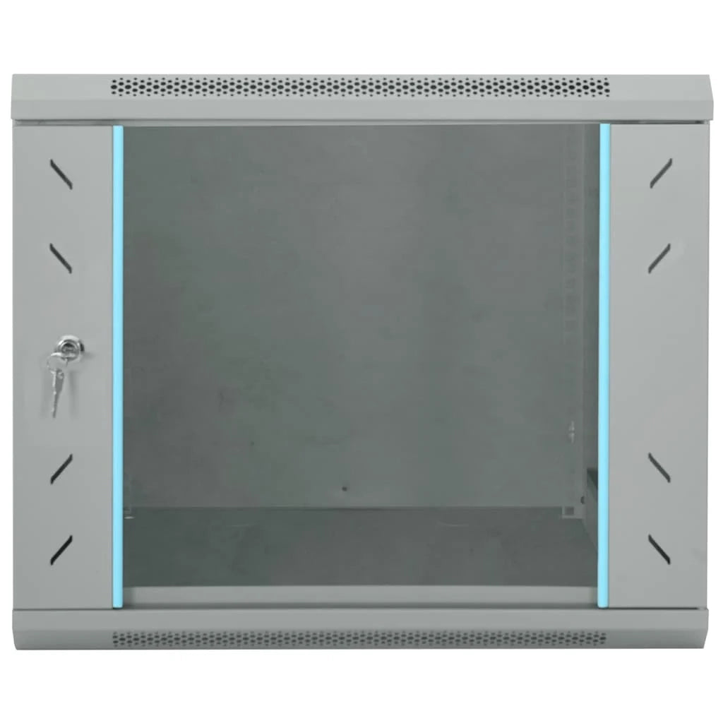 Armadio di rete in stile industriale dal design pulito armadio per ufficio 60 x 60 x 50 cm acciaio grigio 02_0059068