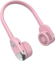 Ventilatore portatile piccolo senza ali caricabile via USB ventilatore di testa 360° raffreddante con 3 velocità, per uso interno ed esterno, casa ufficio viaggio sport