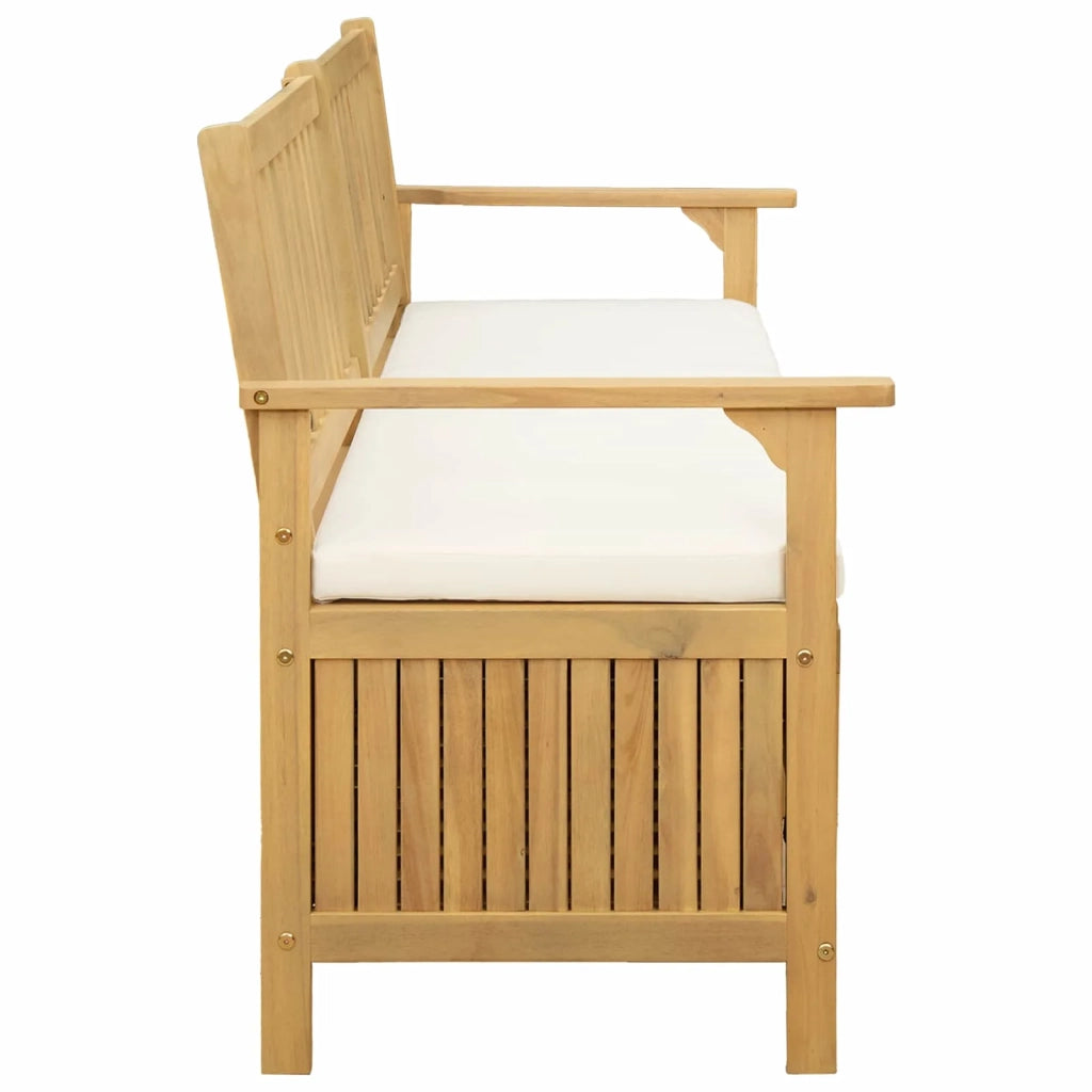 Panchina con contenitore con cuscino con porta 148 x 63 x 84 cm 42026792