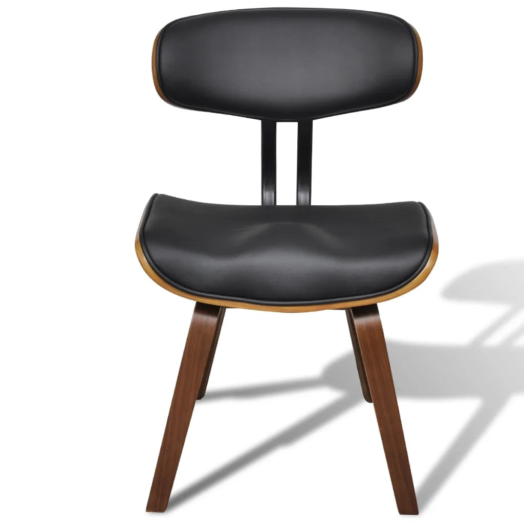 Sedie da Pranzo 4 pz in Legno Piegato e Similpelle  cod mxl 31535