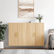 Mobili a Parete 2 pz Rovere Sonoma 69,5x34x90 cm 3195614