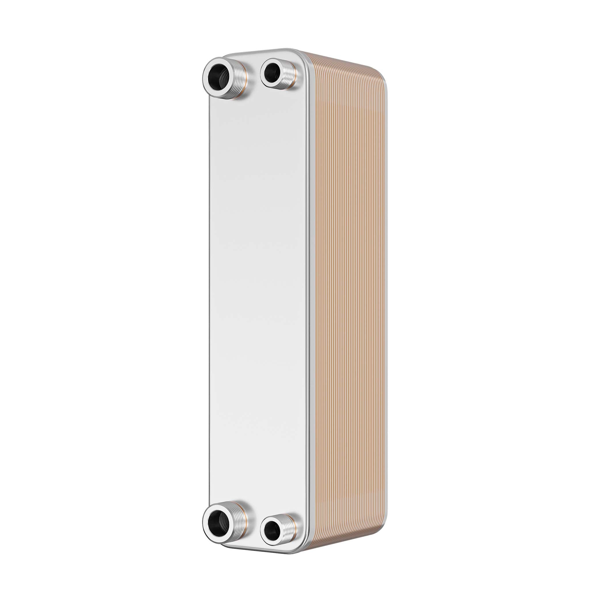 Scambiatore a piastre saldobrasate in acciaio inox, 40 piastre, max 165 kW