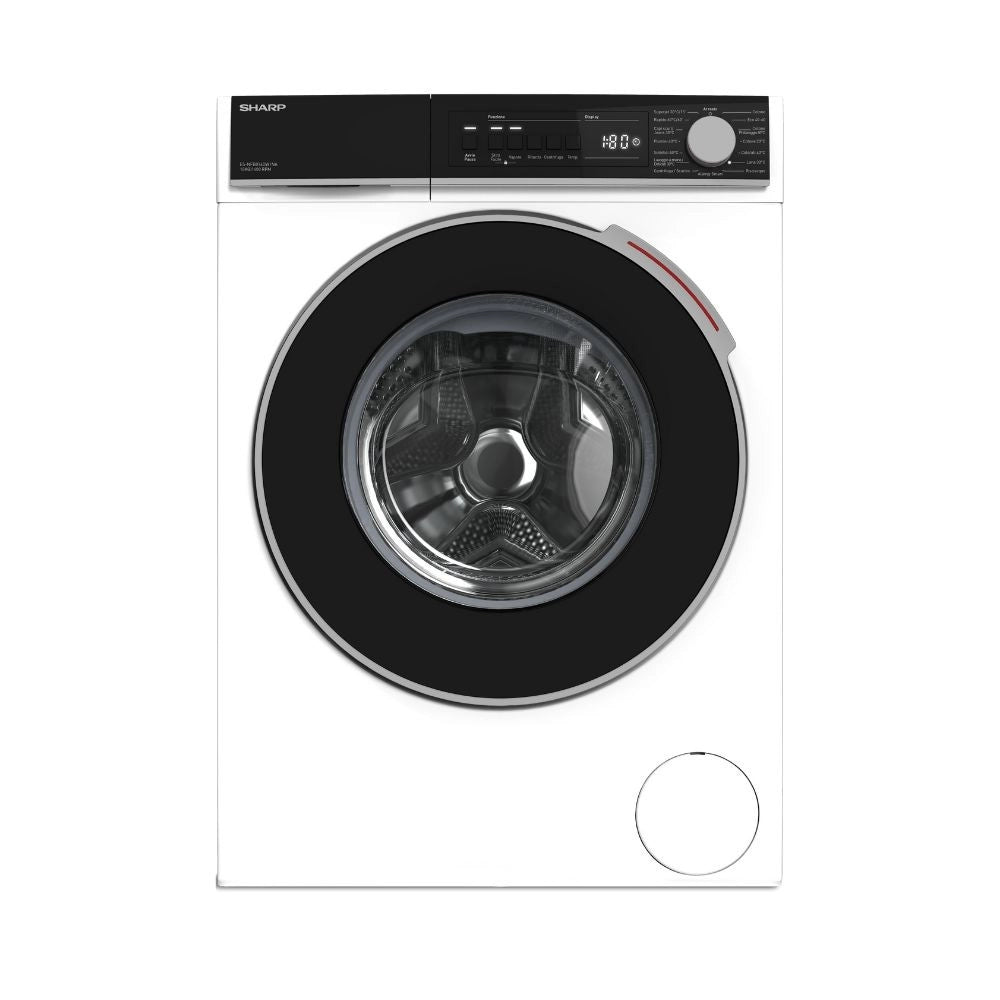 Lavatrice Sharp ESNFB014DW1NA 10 kg carica frontale 1400 giri serie inverter con vapore classe A