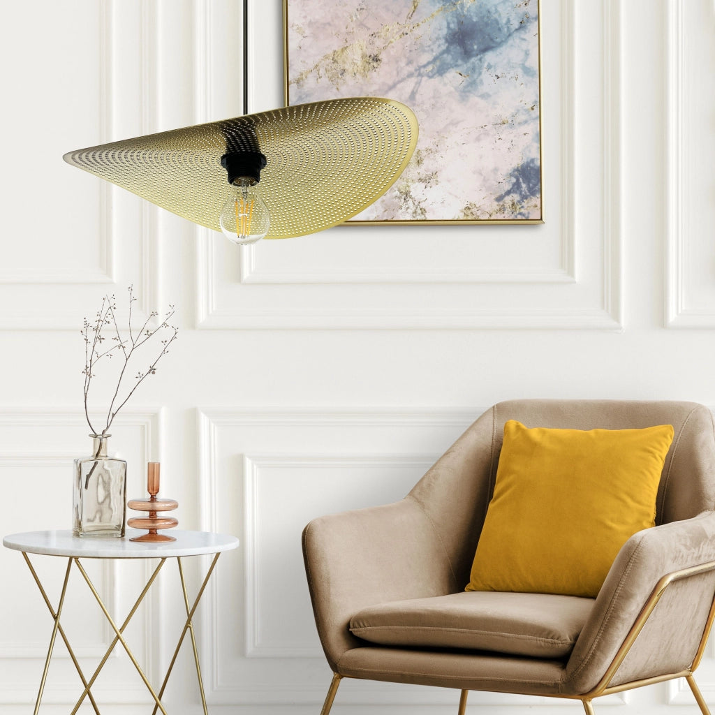 Lampada Da Soffitto APP1469-1CP Black/gold