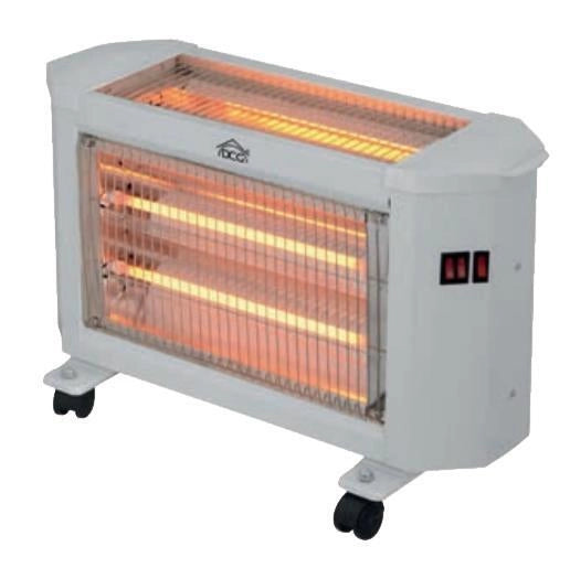 DCG Eltronic SA9625 stufetta elettrica Interno Bianco 2000 W Riscaldatore di ambienti elettrico al quarzo