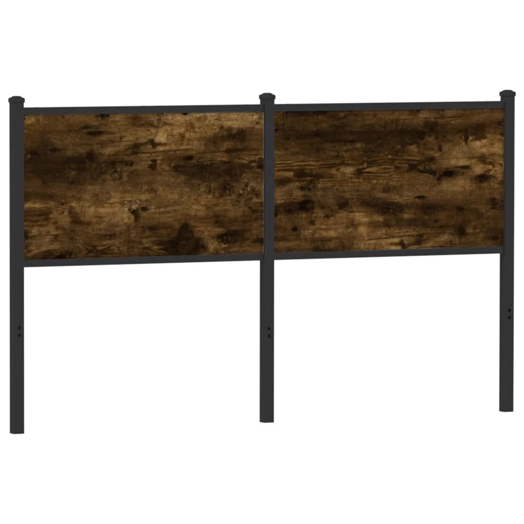 Testiera di Ricambio Rovere Fumo 140 cm in Legno Multistrato e Acciaio 4007700