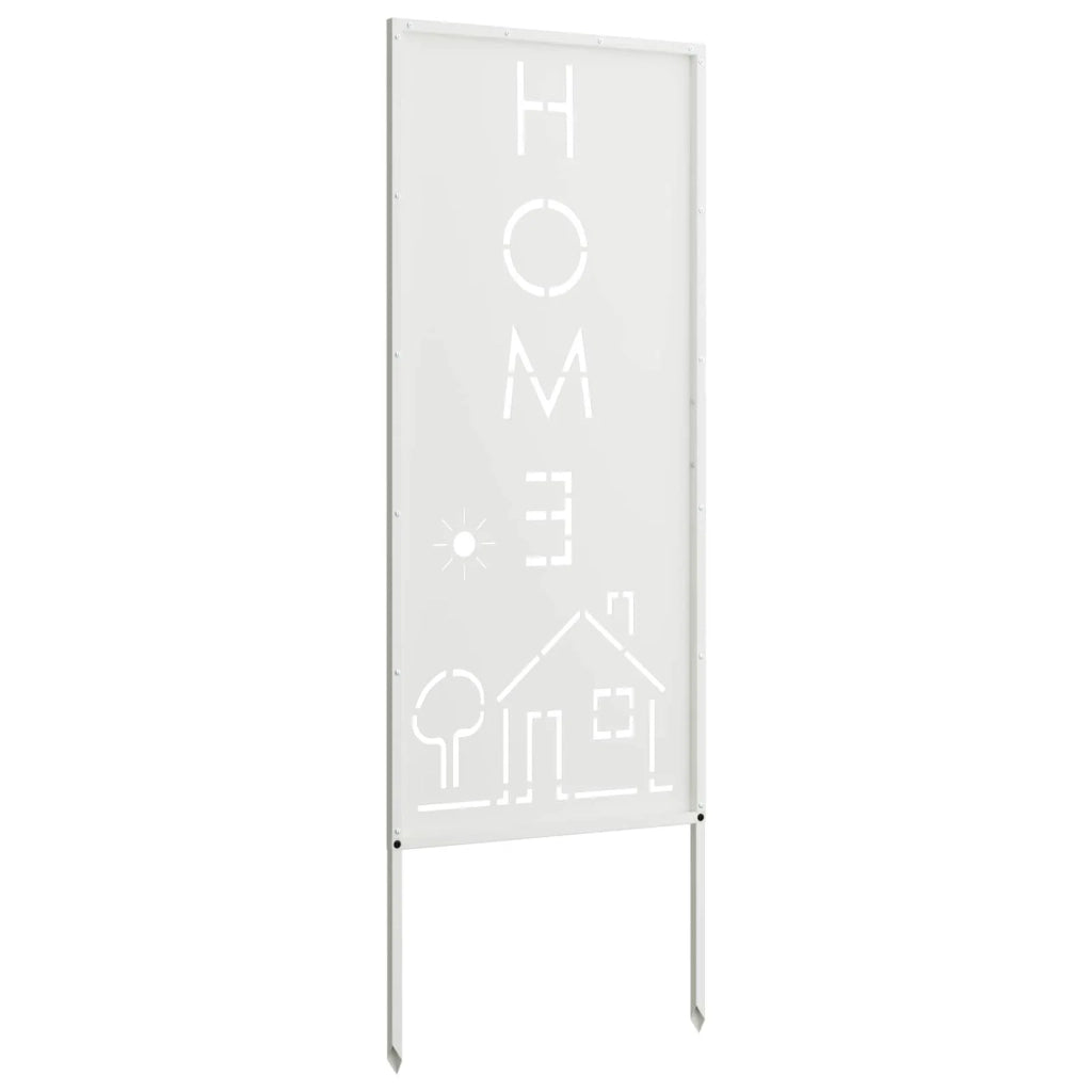 Schermo per privacy in giardino Traforo Bianco 50 x 140 cm 876337