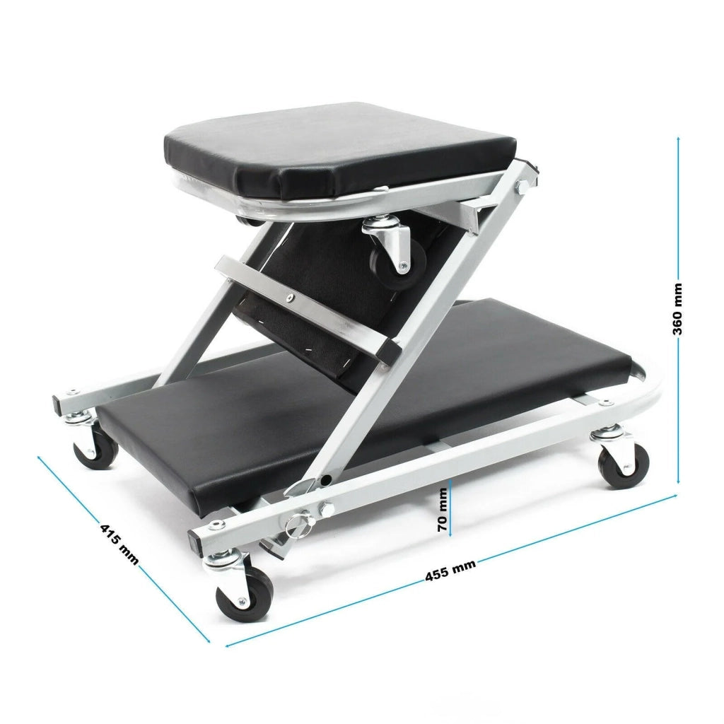 Carrello meccanico 2-1 posto officina/garage 150 kg max 16_0000768
