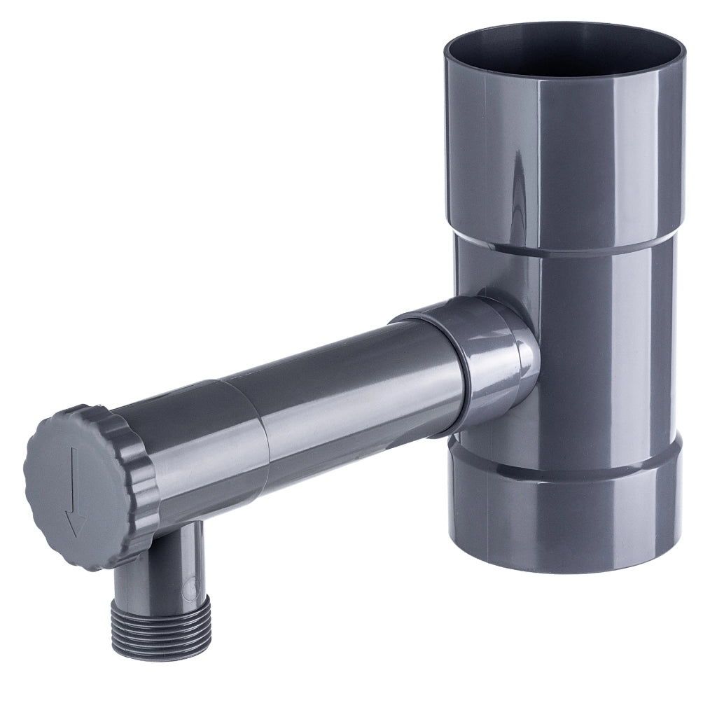 Collettore di acqua piovana KADAX con valvola di scarico da 80 mm