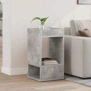 Tavolino Grigio cemento 30 x 30 x 56 cm Legno ingegnerizzato 890934