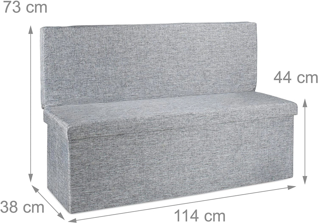 Pouf/panca pieghevole portabiancheria 114 cm grigio 13_0002783_2