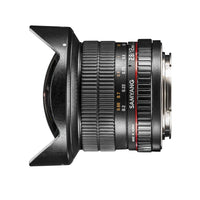 MF 12mm F2.8 Fisheye Canon EF - Angolo di campo di 180° - Alta velocità - Messa a fuoco manuale - Adatto per architettura, arte, paesaggio - Con borsa e coperchio di protezione
