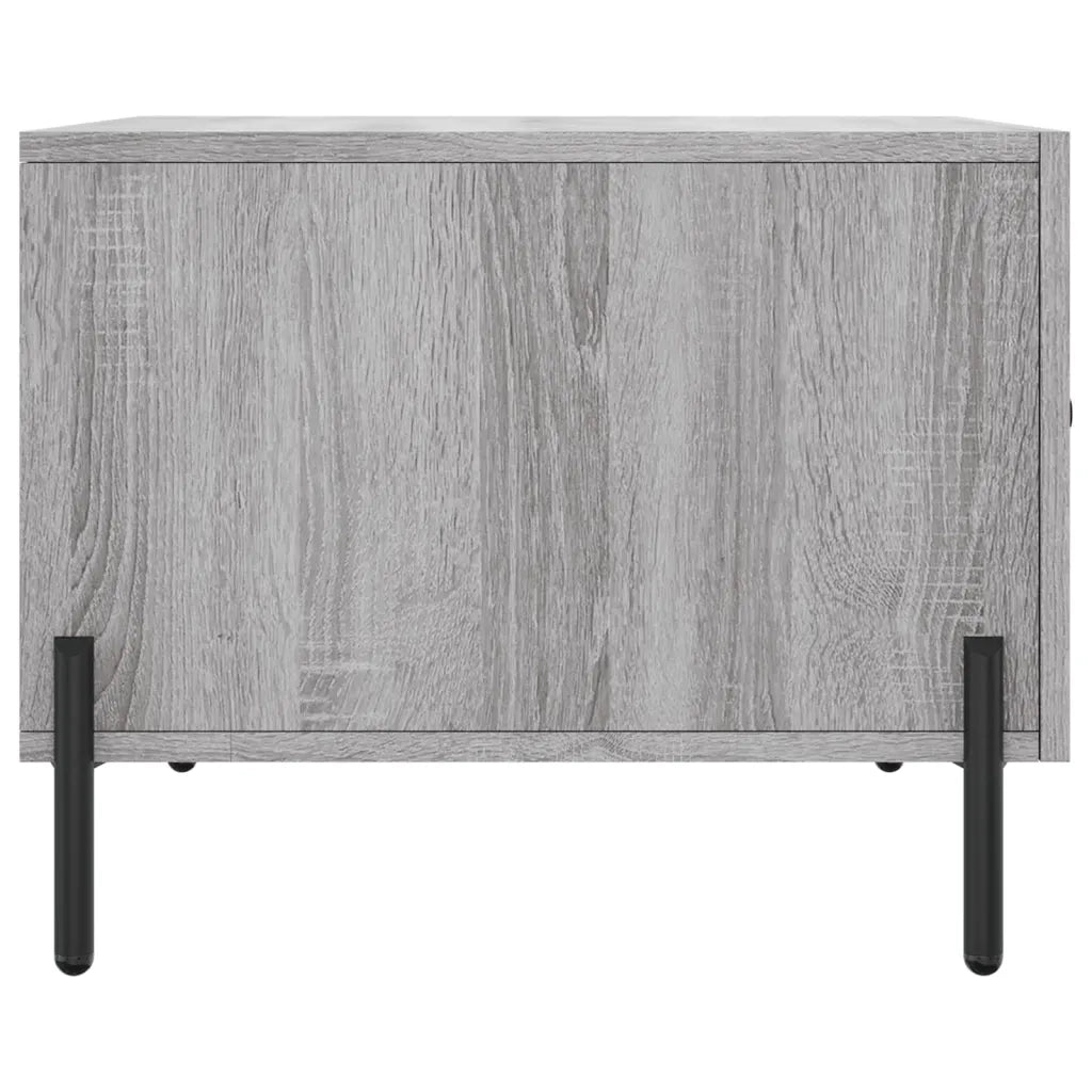 2 pz Tavolini salotto | Tavolino da caff¨¨ | Tavolino da Soggiorno Grigio Sonoma 50x50x40cm Legno Multistrato