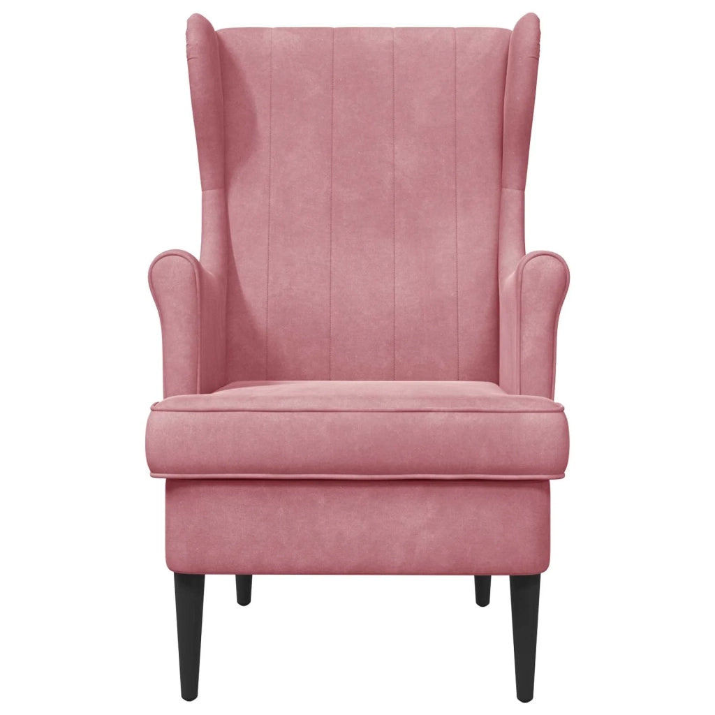 Poltrona | Sedia Relax Rosa Velluto
