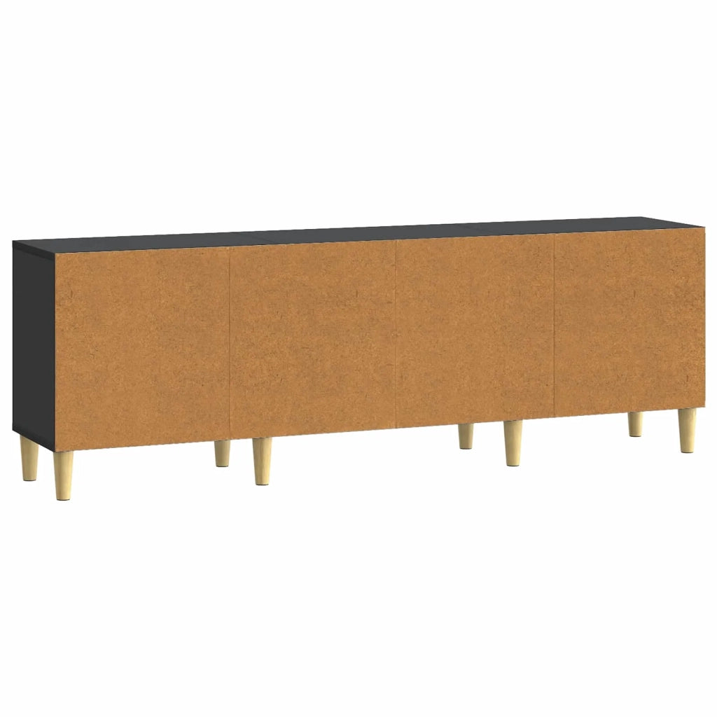 Mobile TV Nero 150 x 31 x 50 cm Legno ingegnerizzato