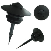 Trade Shop - Lampioncino Lampada Led Picchetto Segnapasso Giardino E27 60w Terrazzo C12 -