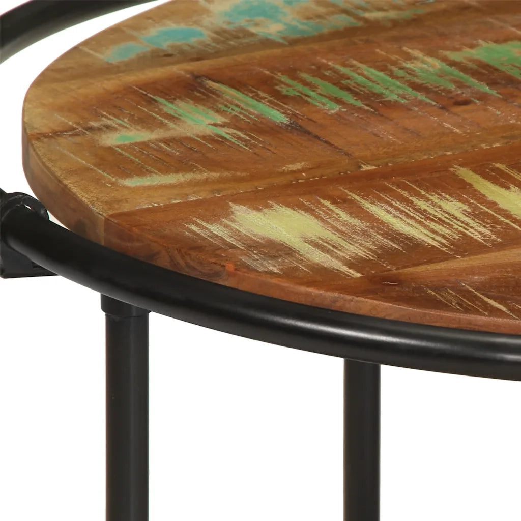 Tavolino da salotto | Tavolino da caff¨¨ | Tavolino da Soggiorno 110x55x40 cm in Legno Massello di Recupero