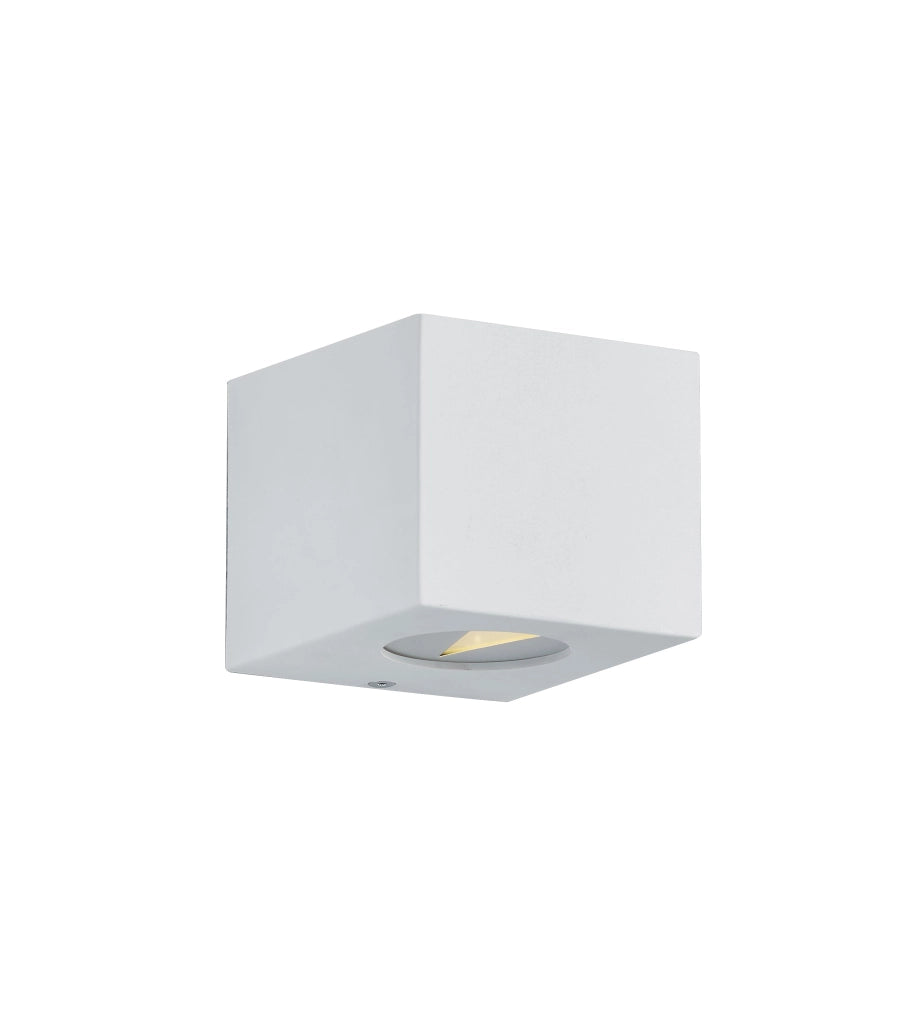 Applique da Esterno a LED in Plastica Bianco Opaco
