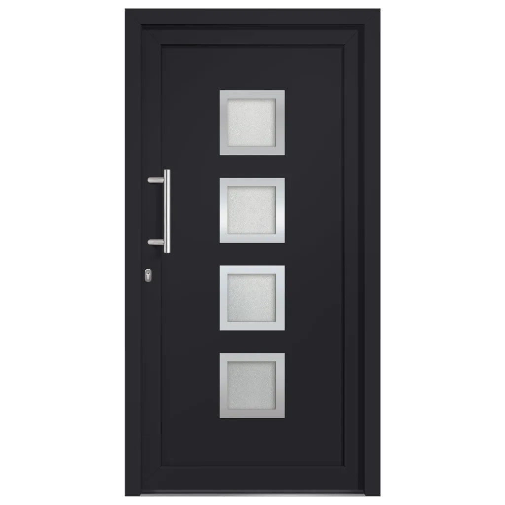 Porta di Ingresso Antracite 108x200 cm cod mxl 56260