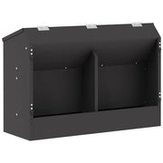 Mangiatore per conigli Nero 64.5 x 25.5 x 45.5 cm CFW4643812