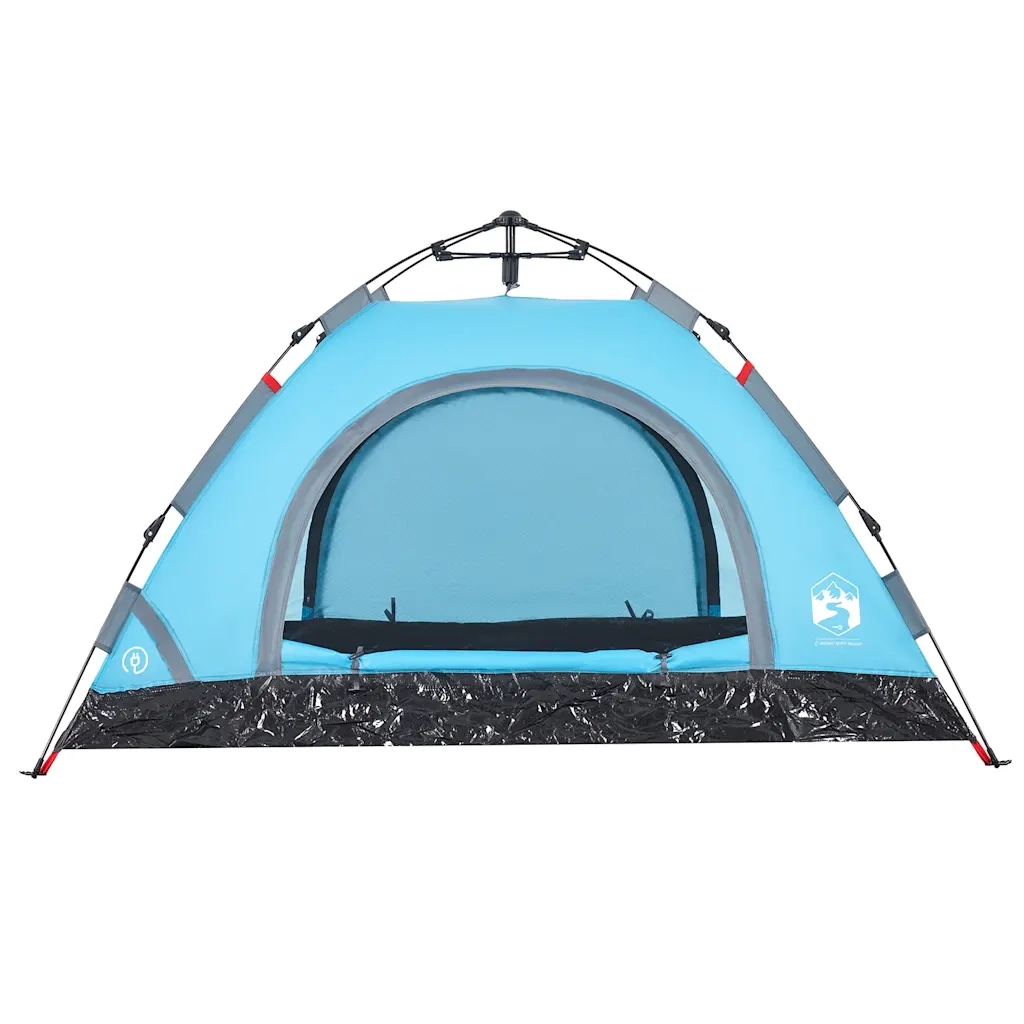 Tenda da Campeggio 4 Persone Blu a Rilascio Rapido 4004170