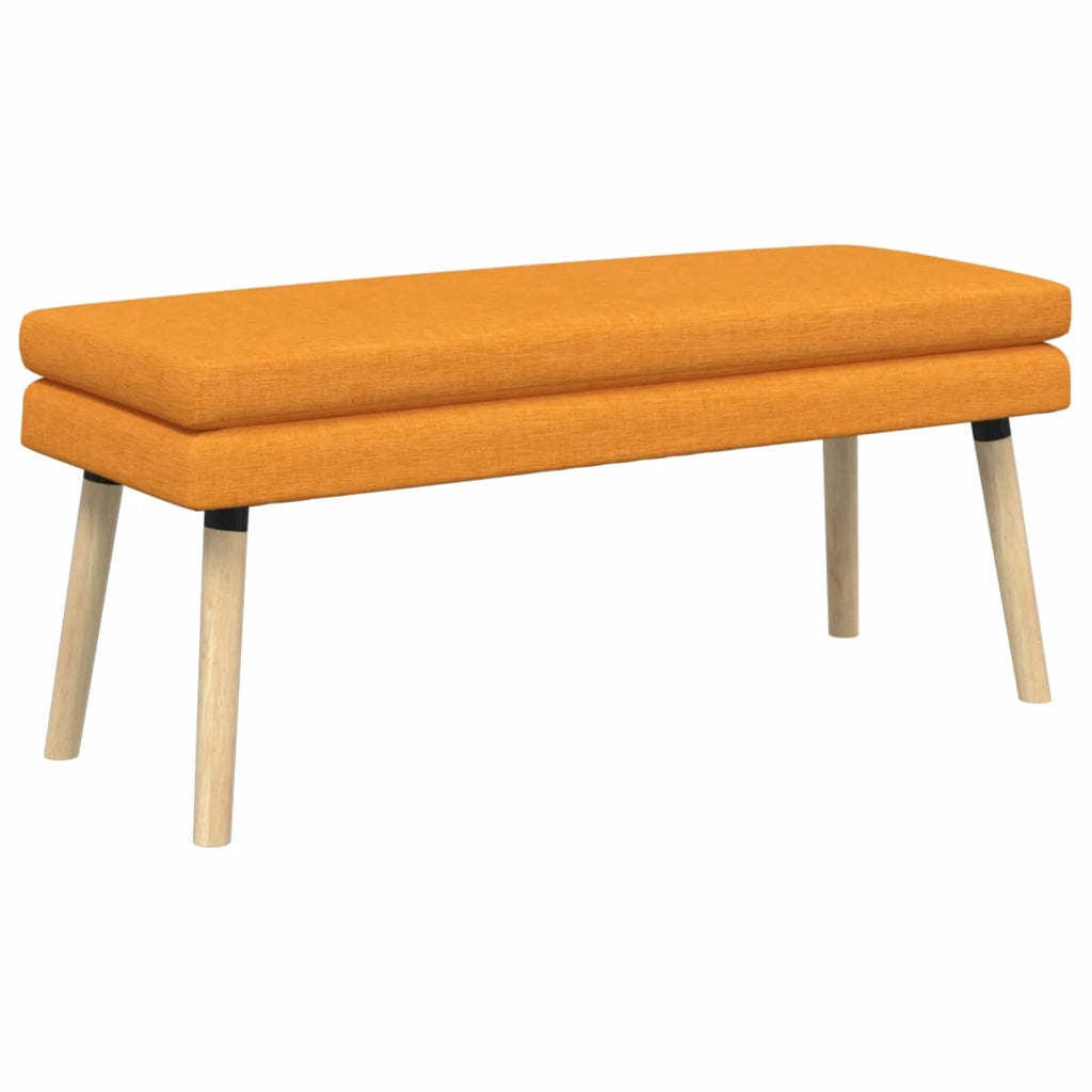 Panchina a doppio strato Giallo Scuro 110 x 40 x 47 cm Tessuto 42038454