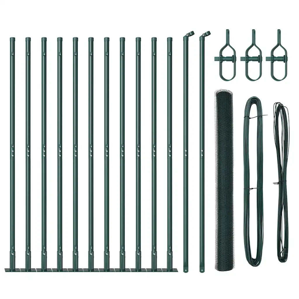 Palo della recinzione Verde 25 x 1,6 m (rete da 25 mm)