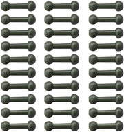 Accessori per la pesca 80 pezzi - Reticoli Chod - Reticoli elicottero - Protezione della linea - Filo verde - Materiale plastico duraturo 18x6mm - Accessori per la pesca