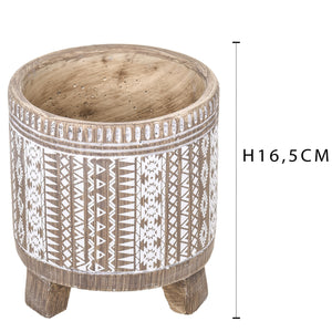 Set 3 Contenitori Decorativo Alzate con Alzate H 165 cm