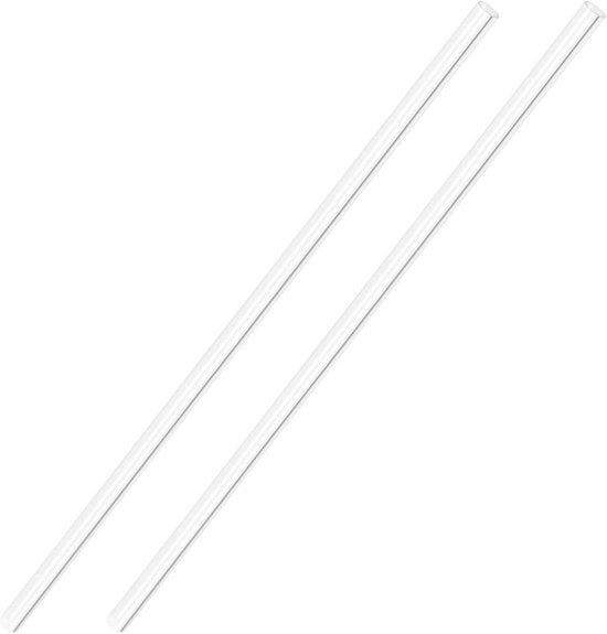 Acrylbuis 6 mm, 8 mm, 305 mm di lunghezza per modelli di illuminazione e lavori di impiantista [Luminoso]