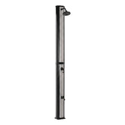 Doccia solare da giardino in PVC da 35L con pedana - Surya Silver & Dasar